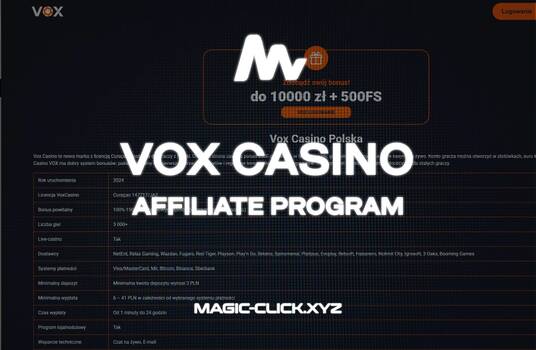 VOX Casino — Przewodnik po najlepszych grach, bonusach i bezpieczeństwie